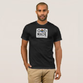 T-shirt Adam Ève et pièce en t noire de Steve (Devant entier)