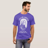 T-shirt Adam Smith Drôle Professeur d'économie Main invisi (Devant entier)