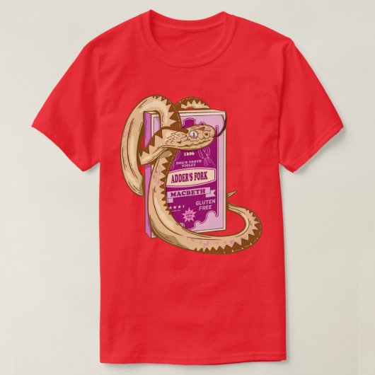 T-shirt Adams Fork Macbeth Shakespeare (Design devant)