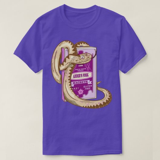 T-shirt Adams Fork Macbeth Shakespeare (Design devant)