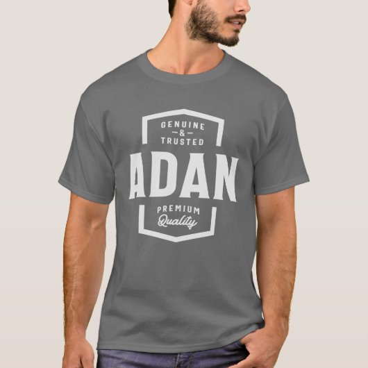 T-shirt Adan Nom authentique et fiable Adan (Devant)