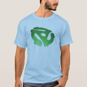T-shirt Adaptateur 3D 45 tr/min vert (Devant)