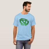 T-shirt Adaptateur 3D 45 tr/min vert (Devant entier)