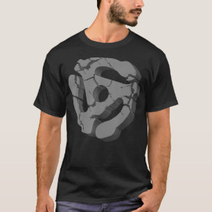 T-shirt Adaptateur Tourne-disque cool 45 tr/min Pour DJ Mu