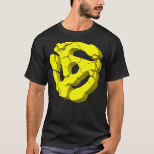 T-shirt Adaptateur Tourne-disque cool 45 tr/min Pour DJ Mu