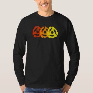 T-shirt Adaptateurs de disques 45 tours Tourne-disque Rétr