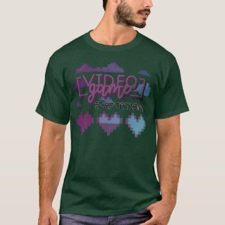 T-shirt Adaptations de jeux vidéo drôles rétro