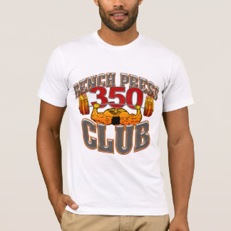 T-shirt adapté par banc à presse de 350 clubs