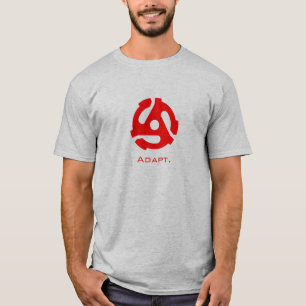 T-shirt Adaptez la pièce en t - rouge