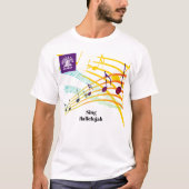 T-shirt Add Logo MUSIC NOTES Praise Team  (Devant)