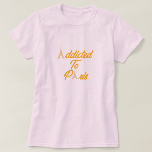 T-shirt Addicé À Paris (Design devant)