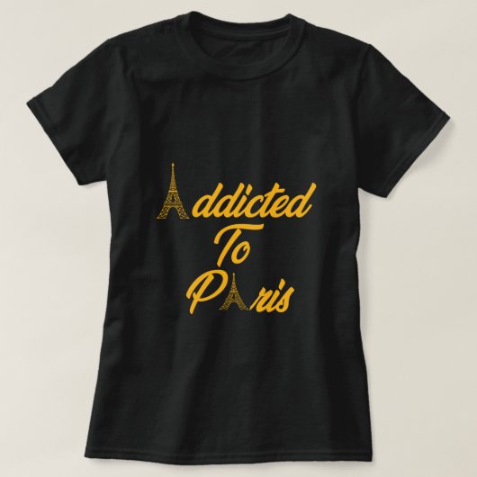 T-shirt Addicé À Paris (Design devant)