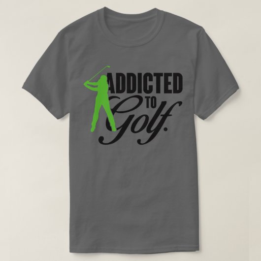 T-shirt Addicé au golf (Design devant)