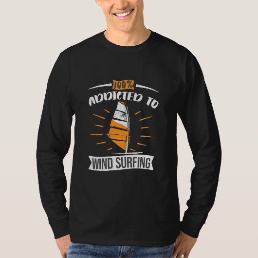 T-shirt Addicé Au Surf À Vent (Devant)