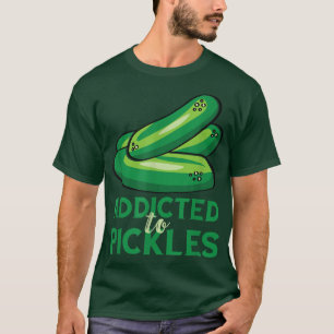 T-shirt Addicé Aux Chickles Concombre Pickle Lover Vegetar
