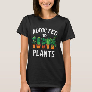 T-shirt Addicé Aux Plantes - Jardinier Jardinage