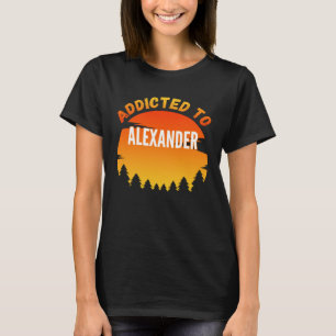 T-shirt Addicité à Alexandre pour Alexandre