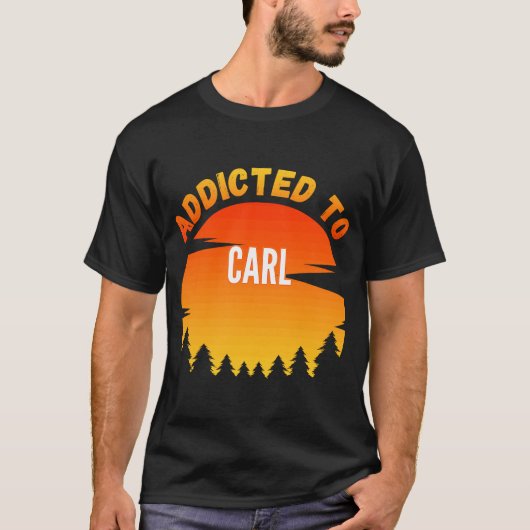 T-shirt Addicité à Carl pour Carl (Devant)