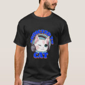 T-shirt Addicité au chat (Devant)