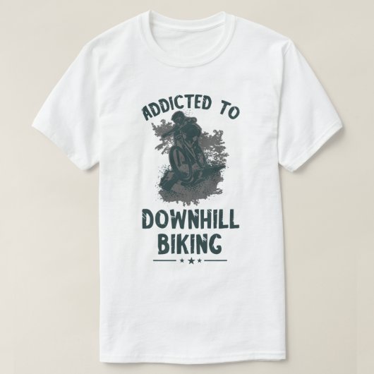 T-shirt Addicité VTT VTT Vélo VTT Vélo VTT (Design devant)