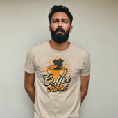 T-shirt Addict au café