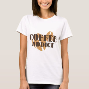 T-shirt Addict au café