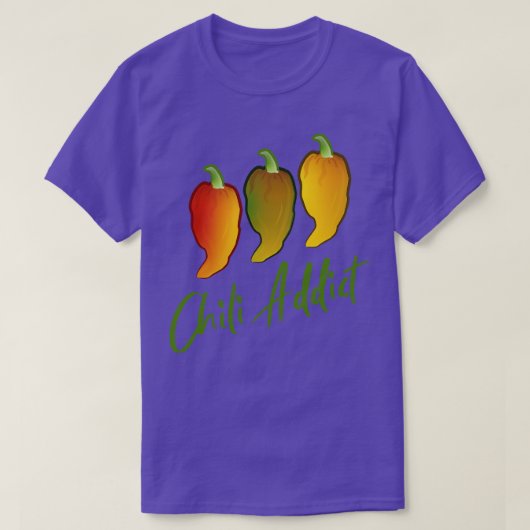 T-shirt Addict au Chili (Design devant)