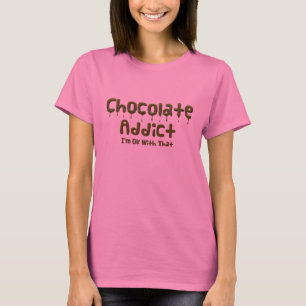 T-shirt Addict au chocolat