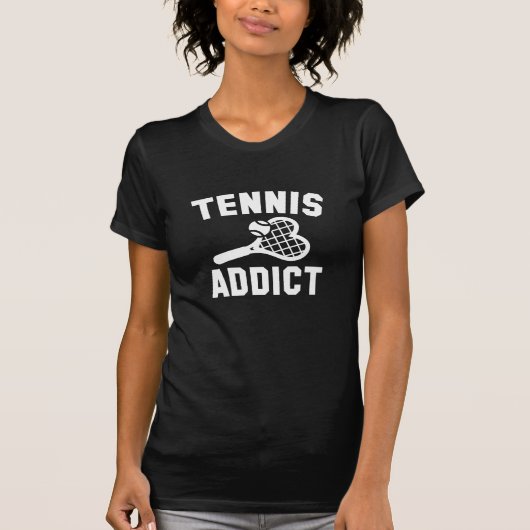 T-shirt Addict au tennis (Devant)