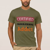 T-SHIRT ADDICT DE GRAMME CERTIFIÉ (Devant)