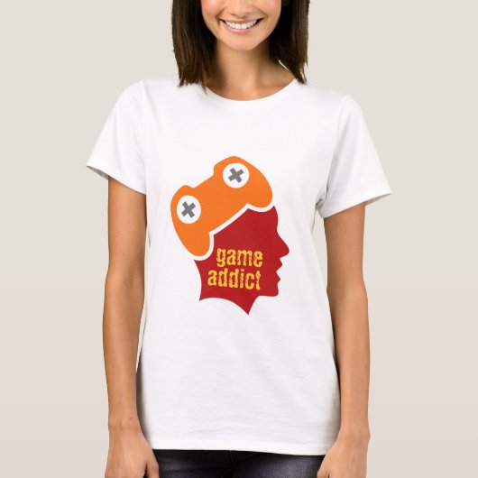 T-shirt Addict de jeu (Devant)