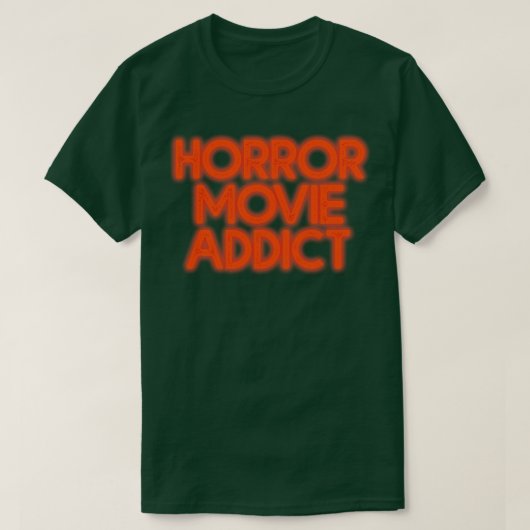 T-shirt Addict d'horreur (Design devant)