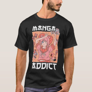 T-shirt Addict manga japonais Anime Lover Japon Kawaii Ota