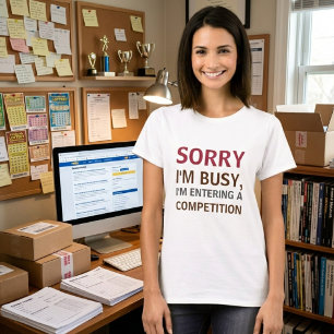 T-shirt Addictionnaire de la concurrence entrant dans des 