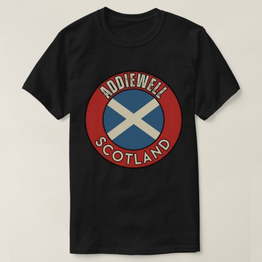 T-shirt Addiewell, Écosse (Design devant)