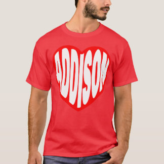 T-shirt Addison dans mon cœur vintage