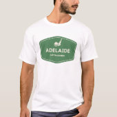 T-shirt Adélaïde Australie - Golf Course Destination Logo (Devant)