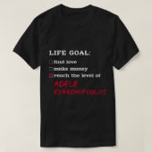 T-shirt Adele Exarchopoulos - Objectif de vie (Design devant)