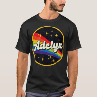 T-shirt Adelyn Rainbow Dans L'Espace Grunge Vintage Style