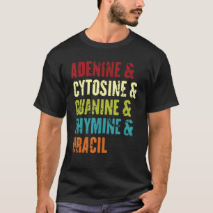 T-shirt Adénine Cytosine Guanine Thymin Base nucléique Ura