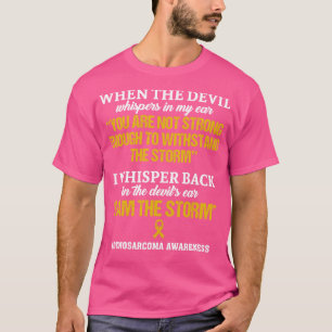 T-shirt Adenosarcome Sensibilisation Je Suis La Tempête Da