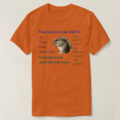 T-shirt ADHD Squirrel Green (Design devant)