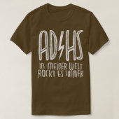 T-shirt ADHS ADHD en allemand (Design devant)
