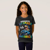 T-Shirt Adieu 1er grade T Rex Monster Truck (Devant entier)