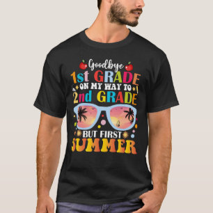 T-shirt Adieu 1ère année Bonjour 2e année mais premier été