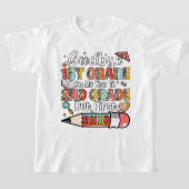 T-shirt Adieu 1ère année en route vers la 2e année Leopard (Poser)