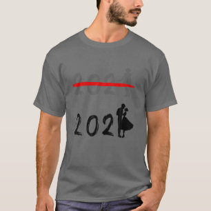 T-shirt Adieu 2021 Bonjour 2022 Drôle Weding Bonne Nouvell