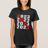 T-shirt Adieu 2022 Bonjour 2023 Bonne année 2023 2 (Devant)