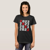 T-shirt Adieu 2022 Bonjour 2023 Bonne année 2023 2 (Devant entier)