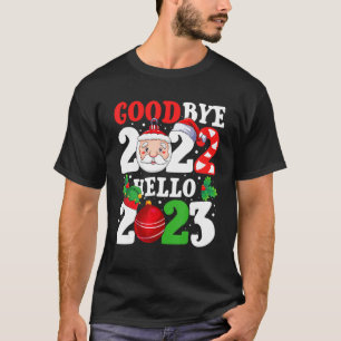 T-shirt Adieu 2022 Bonjour 2023 Bonne année 2023 Garçons